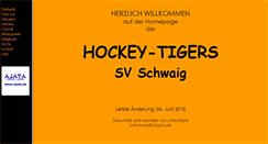 Desktop Screenshot of hockey-tigers.de