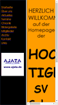 Mobile Screenshot of hockey-tigers.de